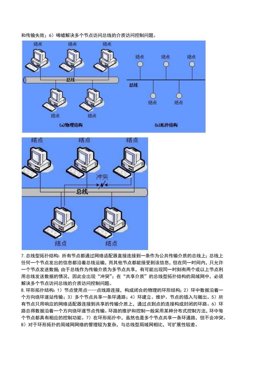 (精选)计算机网络与应用基础知识(复习用)_第5页