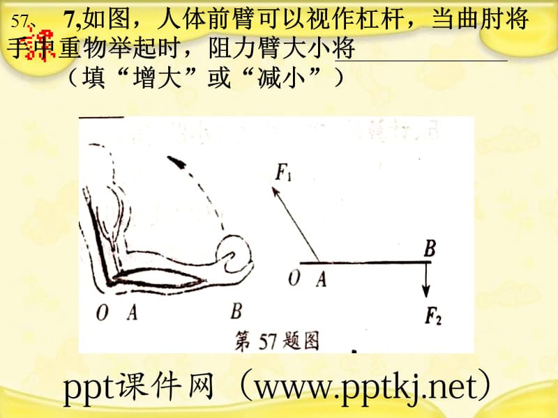 6、1用扳手拧生锈的螺母时工人师傅常在扳手柄上再套一节管子 如图这样就可以比较容易地拧下螺母这是因为（ ）A、套上的管子较重可以省些力B、套上的_第2页