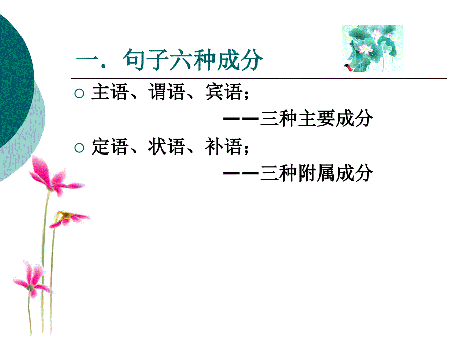 句子成分分析（可编辑）_第2页