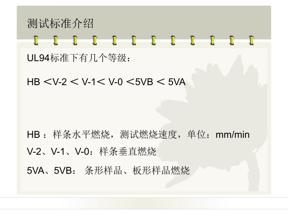 UL94塑料燃烧测试培训资料ppt课件_第4页