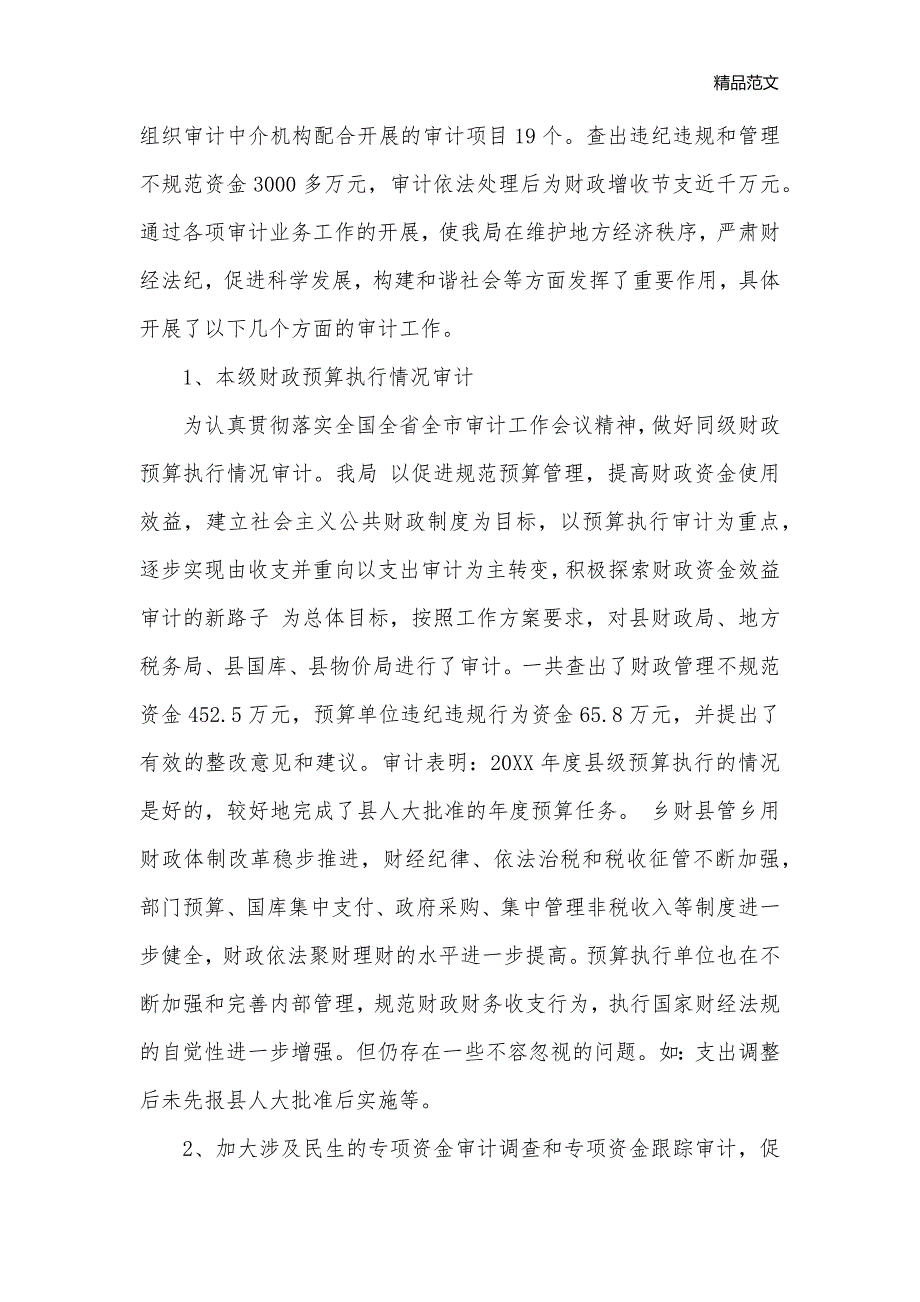 2020年度审计部工作计划_审计工作计划__第3页