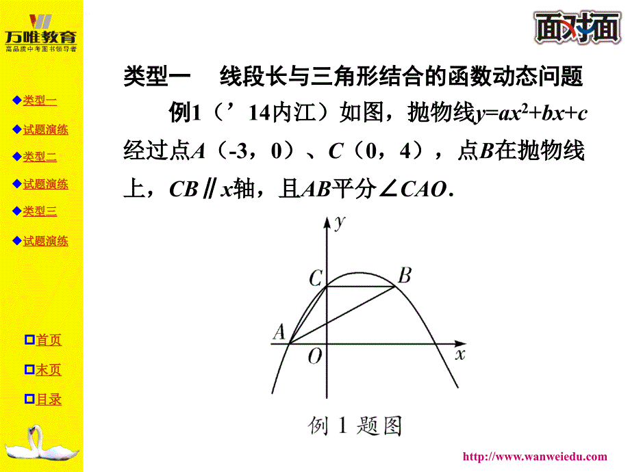 三角形的面积和几何图形的判定结合的函数动态问题ppt课件_第2页