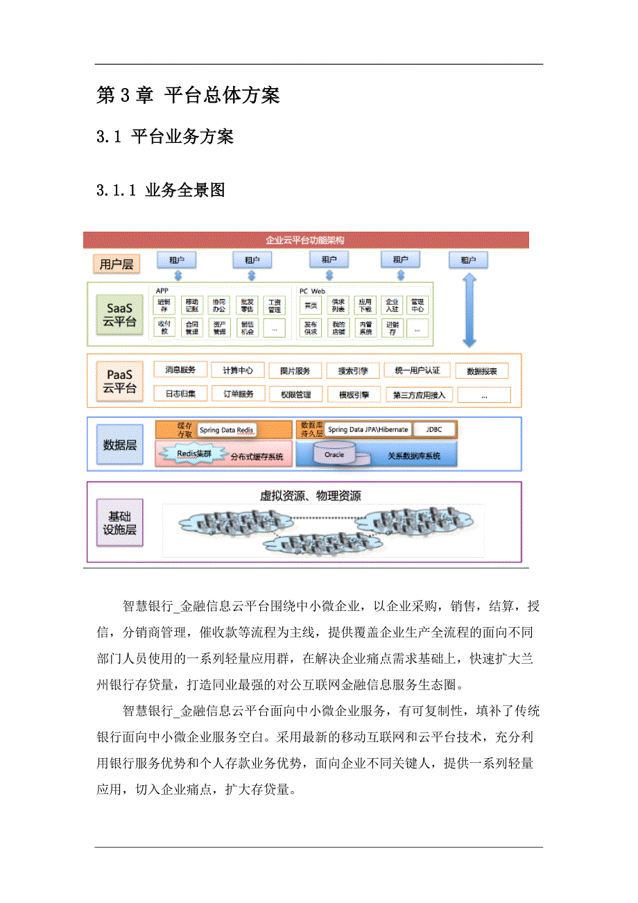 智慧银行金融信息云平台实施方案_第3页