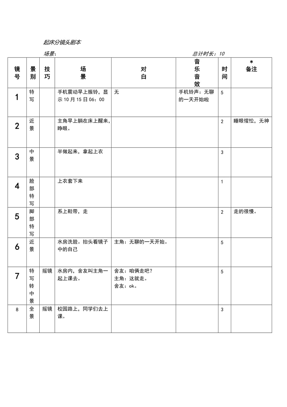 起床-分镜头剧本doc_第1页