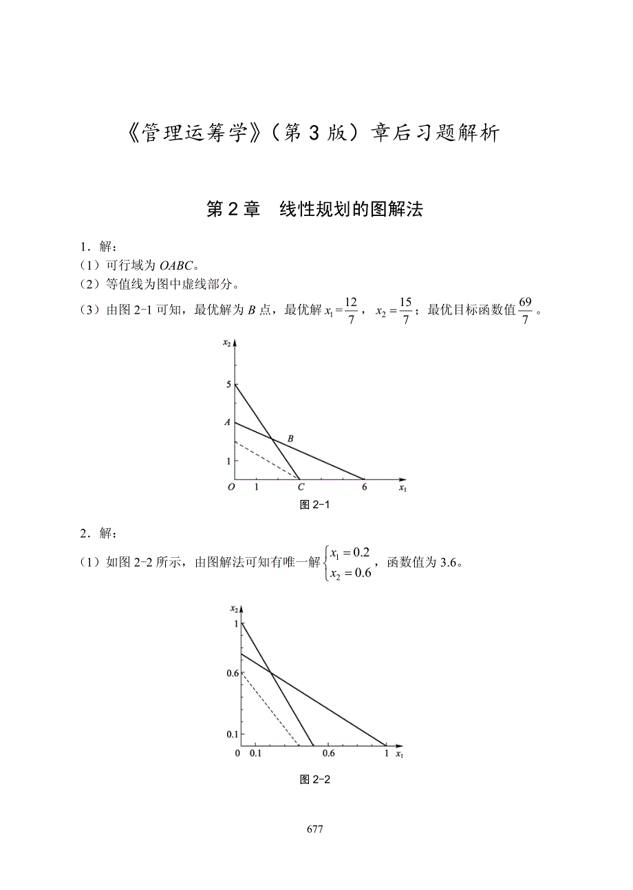 管理运筹学(第3版)章后习题解析(上)课后习题答案（可编辑）_第1页