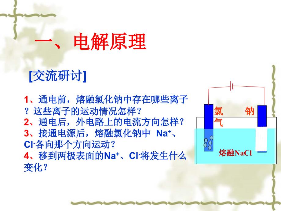 化学43-1《电能转化为化学能电解》课件(鲁科版选修4)_第3页