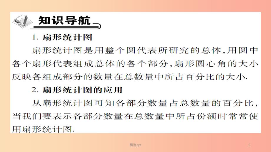 八年级数学上册 第十五章 数据的收集与表示 15.2 数据的表示（第1课时）扇形统计图课件 华东师大版(1)_第2页