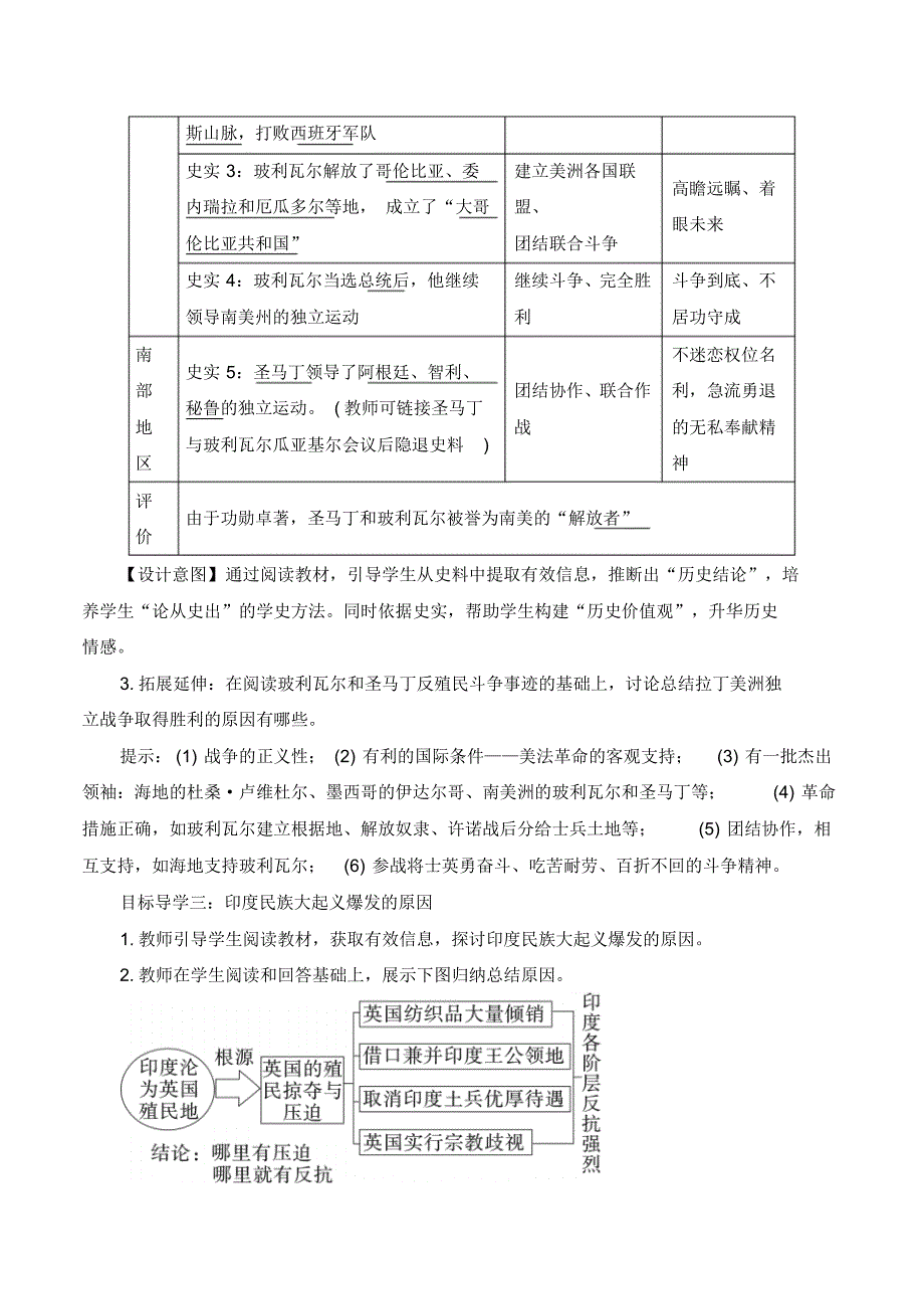 《第1课殖民地人民的反抗斗争》教学设计_第3页