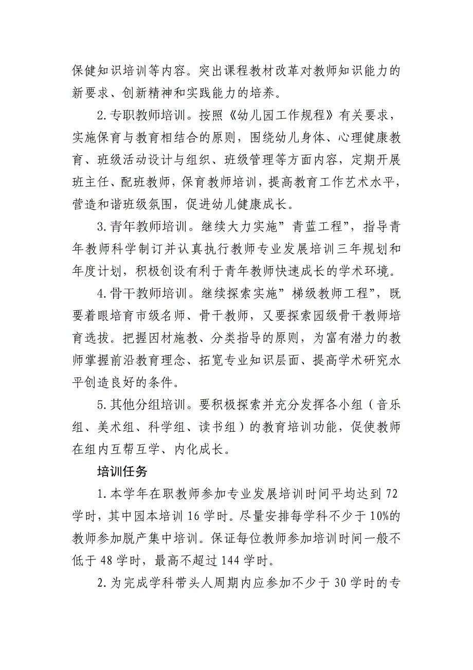 幼儿园分层培训计划（可编辑）_第2页