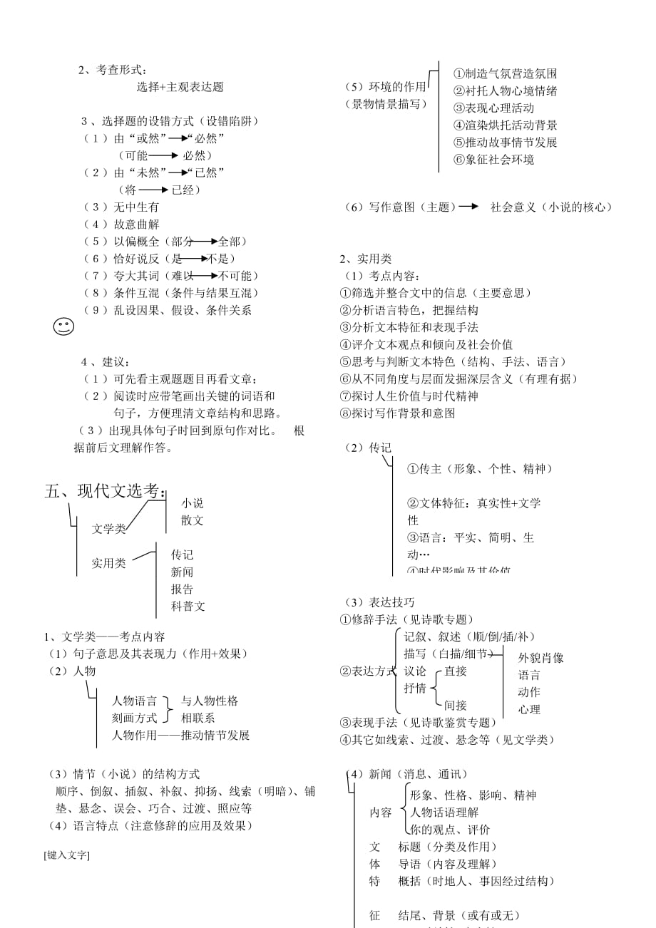 初中语文备考笔记_第4页