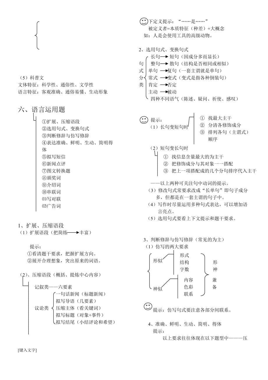 初中语文备考笔记_第5页