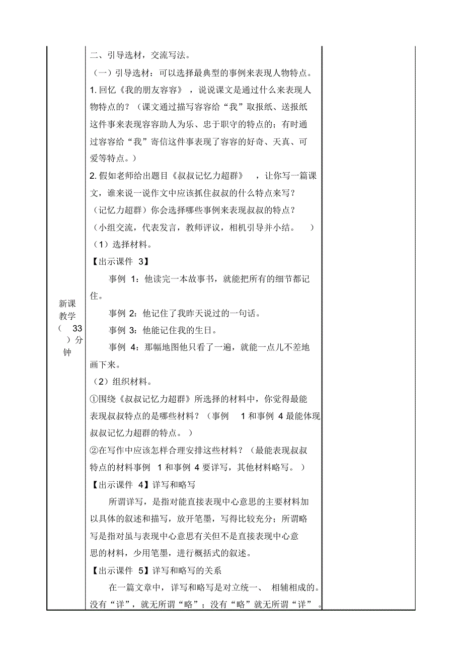 习作：把一个人的特点写具体教案_第2页