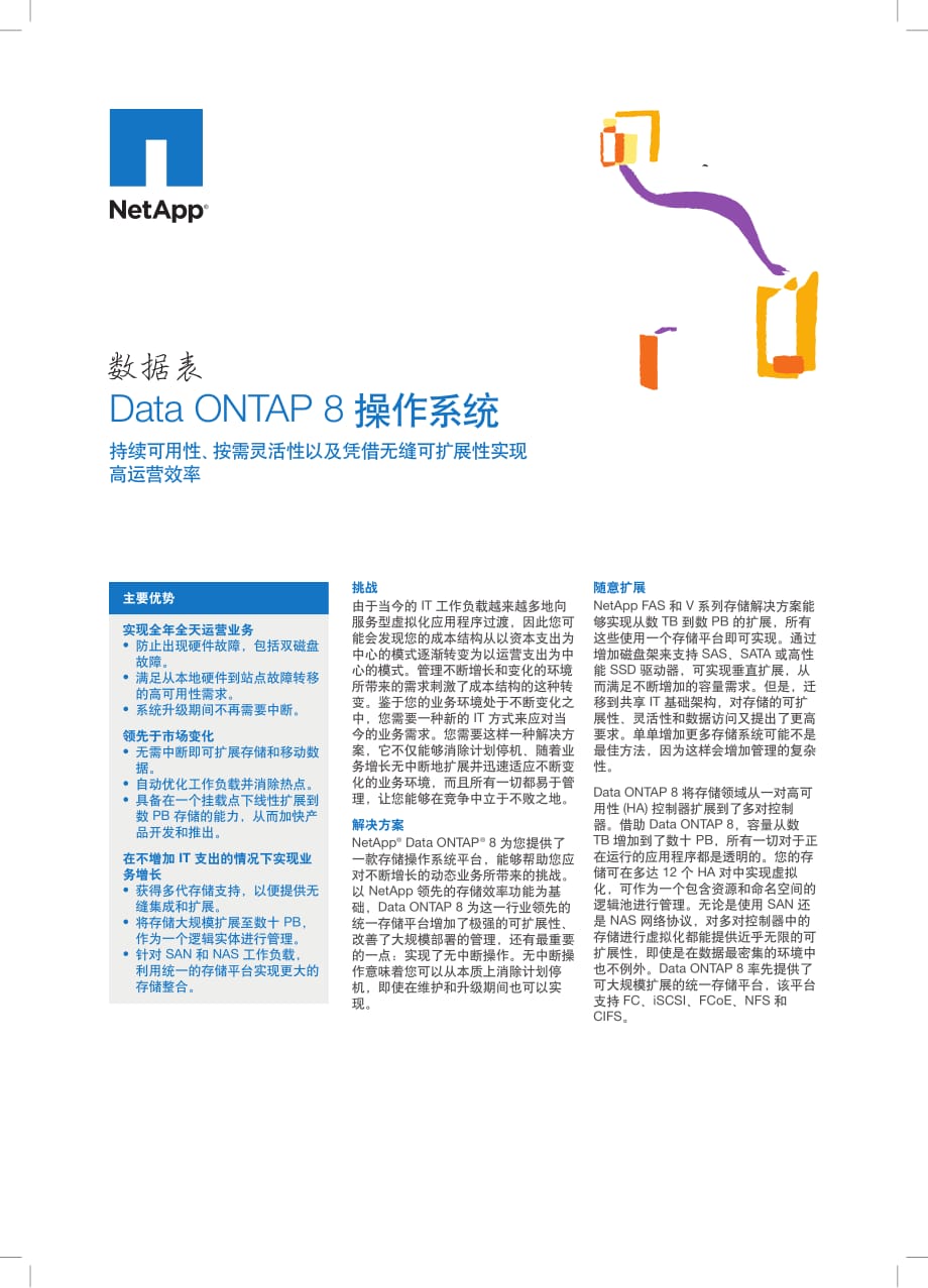 Data ONTAP 8 操作系统白皮书_第1页