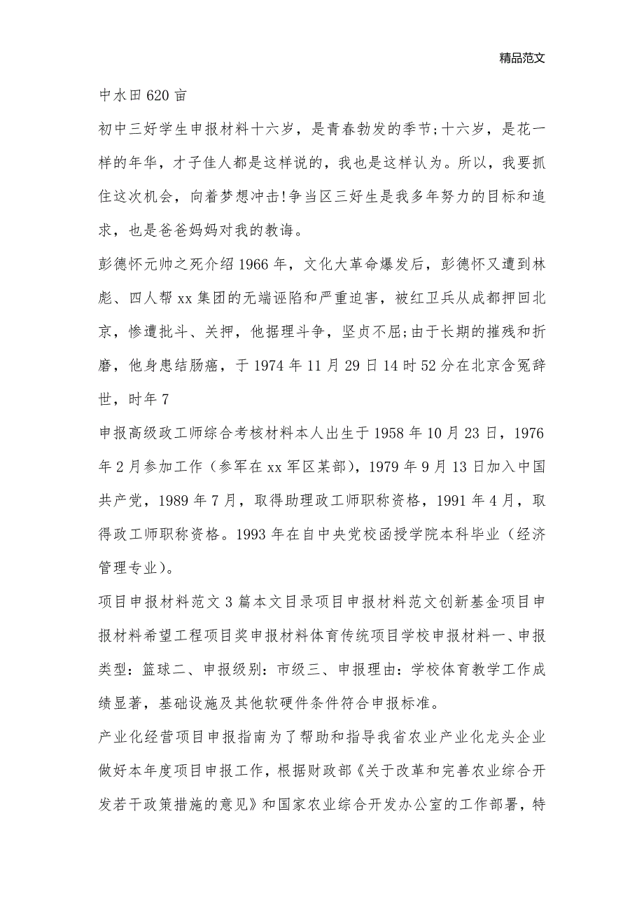 申报材料汇总_申报材料__第2页