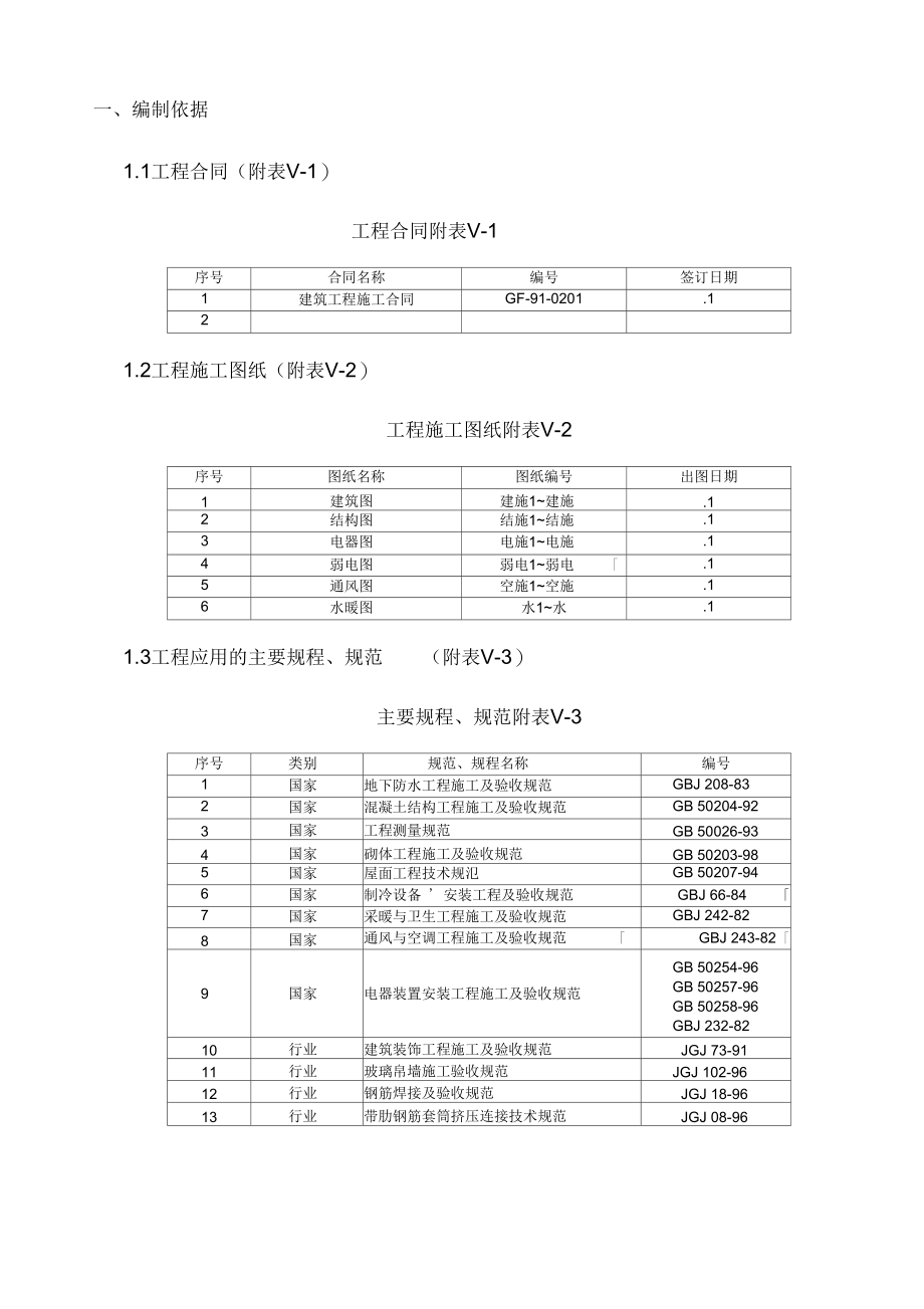 办公楼施工组织设计正式版_第2页