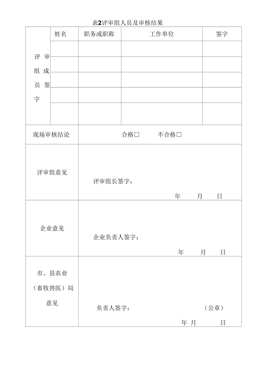 动物源性饲料生产企业现场考核汇总表._第4页