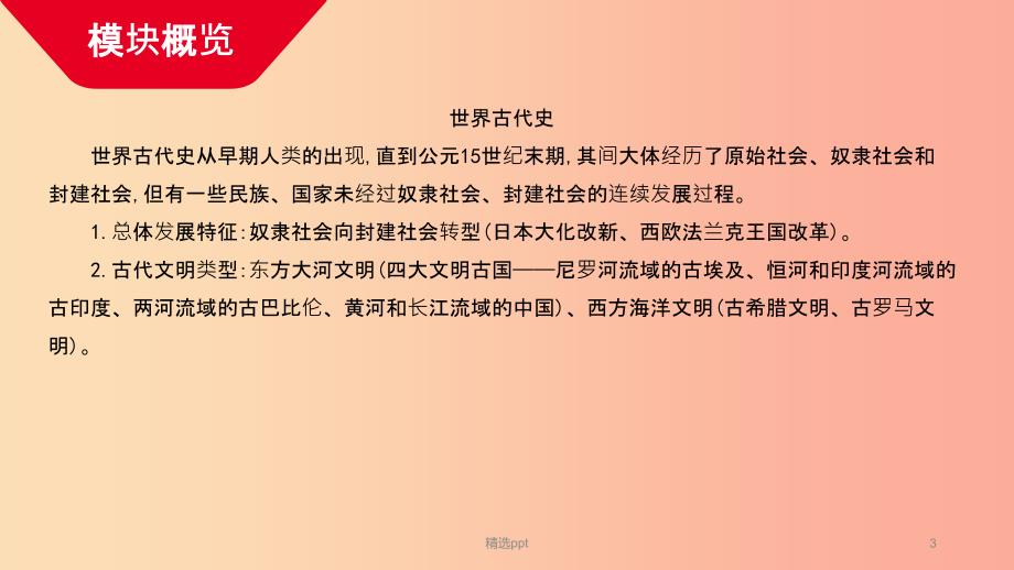 河南省2019年中考历史总复习 第一部分 中考考点过关 模块三 世界古代史 主题一 古代亚非文明课件(1)_第3页