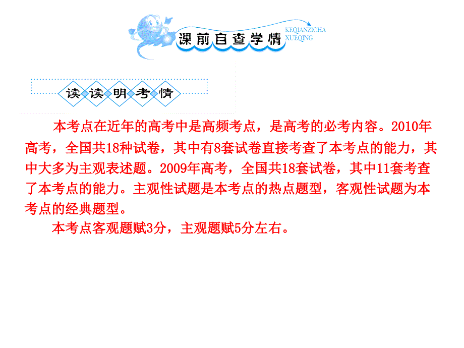 人教版2012语文全套解析一轮复习精品学案语言表达简明连贯得体准确鲜明生动变式探究ppt课件_第3页