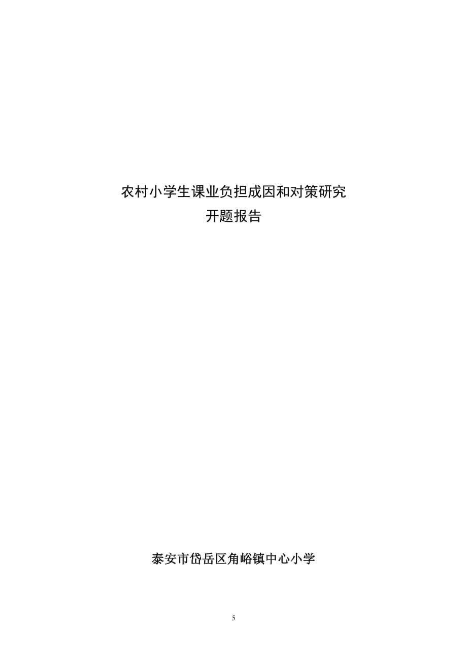 农村小学生课业负担开题报告（2020年10月整理）.pdf_第5页