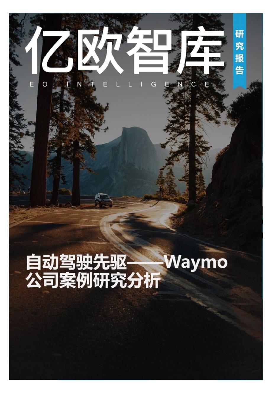 【精品报告】自动驾驶先驱-Waymo公司案例研究分析[汇编]_第1页