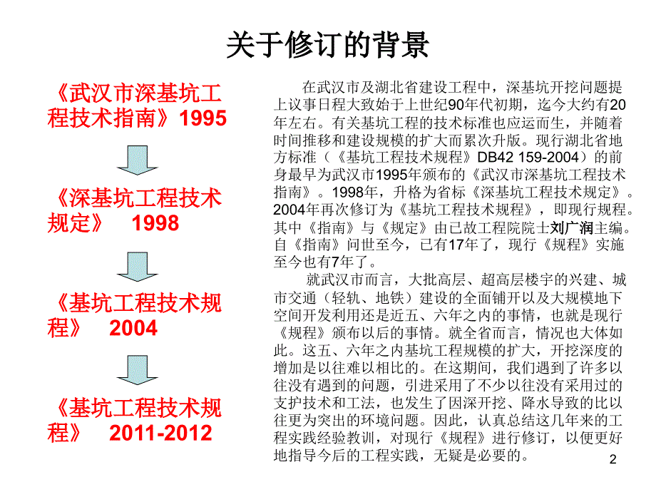 《基坑工程技术规程》修订有关问题PPT幻灯片_第2页