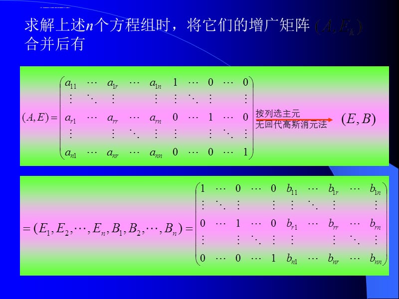 行列式与逆矩阵的计算ppt课件_第4页