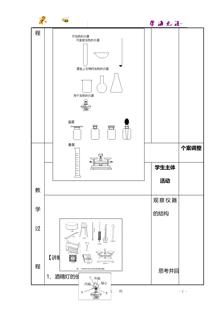 [新沪教版]九年级化学上册1.3+怎样学习和研究化学教案_第2页