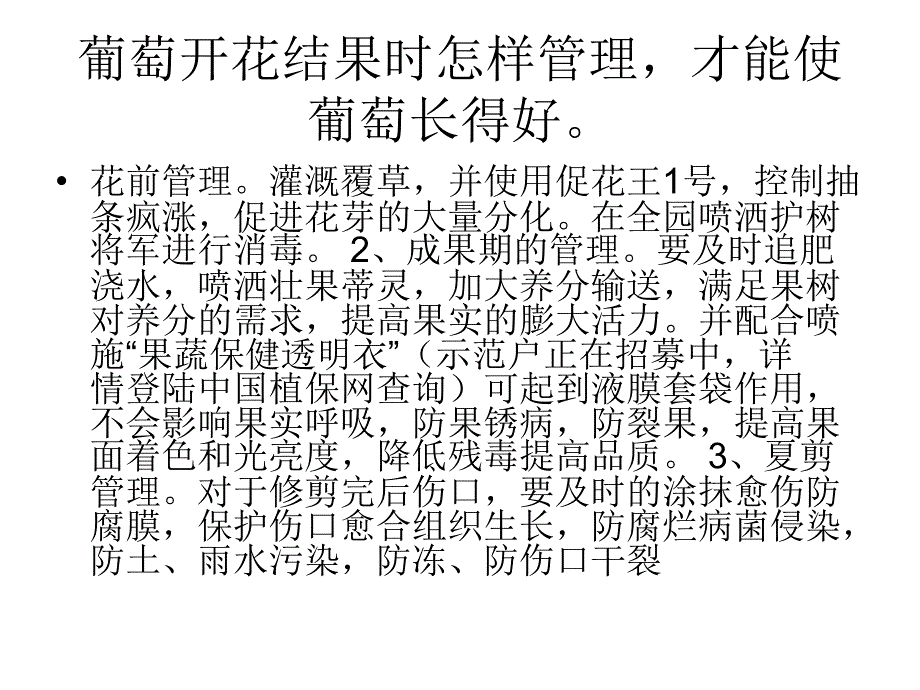 葡萄开始结果时的管理技巧ppt课件_第4页