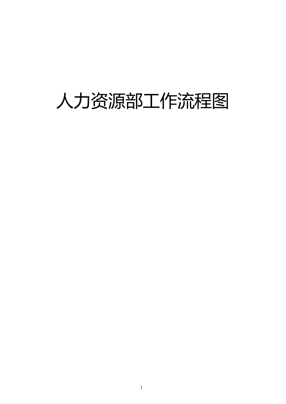 2020年整理人力资源管理体系工作流程图(很全很完整).docx_第1页