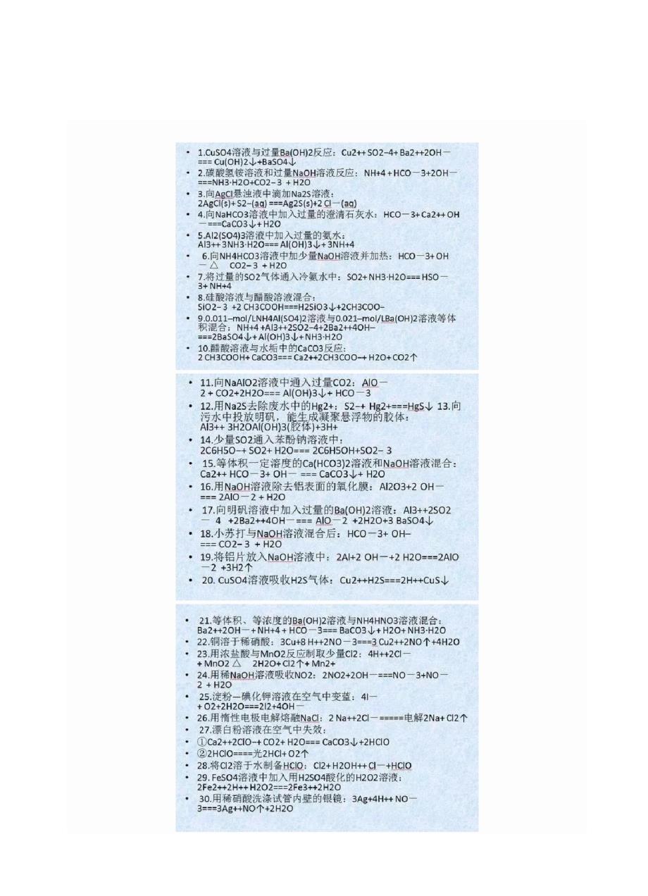 10张图搞定高中化学方程式（修订-编写）新修订_第1页