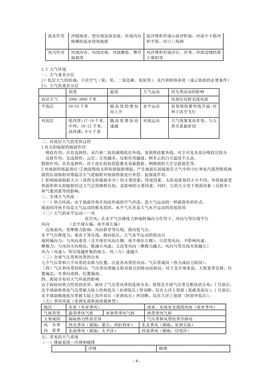 高中地理必修一知识点总结 超全 完整版（2020年10月整理）.pdf_第4页