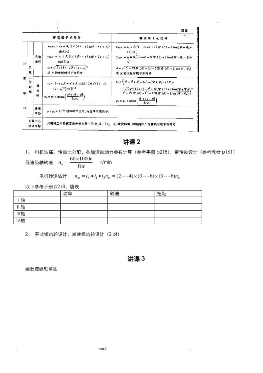 机械设计课程设计机设课设-凸轮精品_第4页