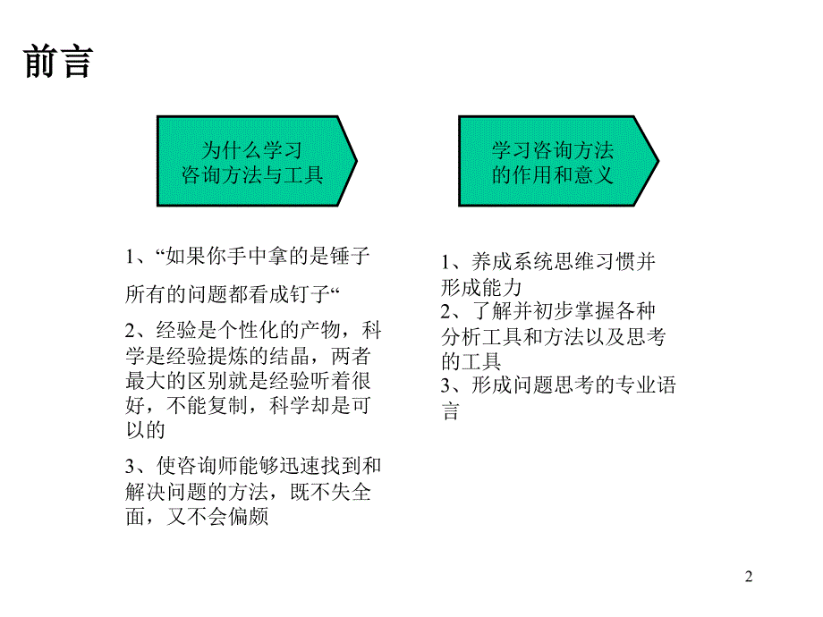 管理咨询方法与工具培训课程ppt课件_第2页