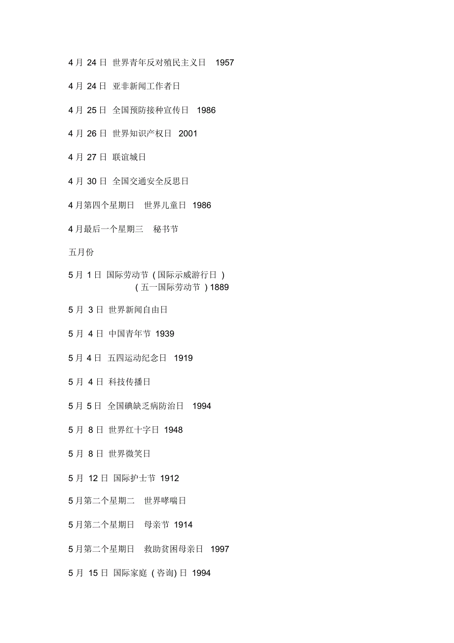 中国节日大全概要(2)_第4页