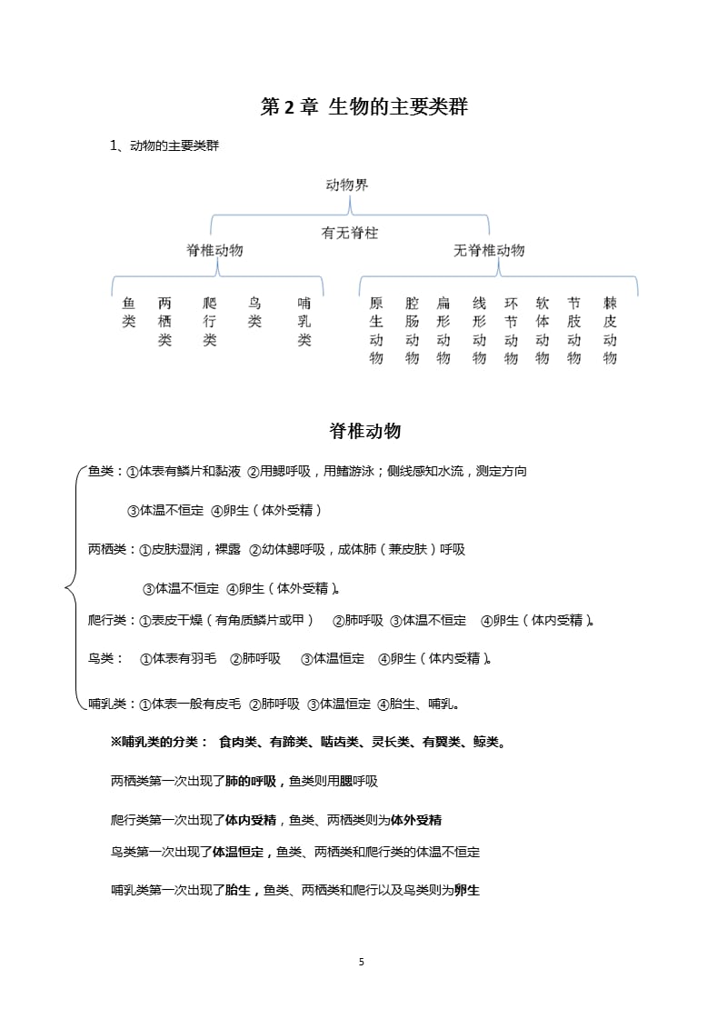 华师大版科学七年级上册知识点汇总(精编)（2020年10月整理）.pptx_第5页