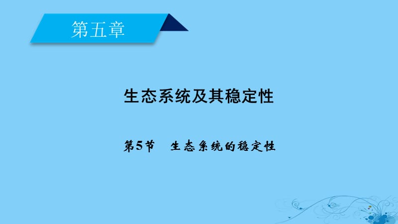 2017-2018学年高中生物第5章生态系统及其稳定性第5节生态系统的稳定性 课件新人教版必修_第2页