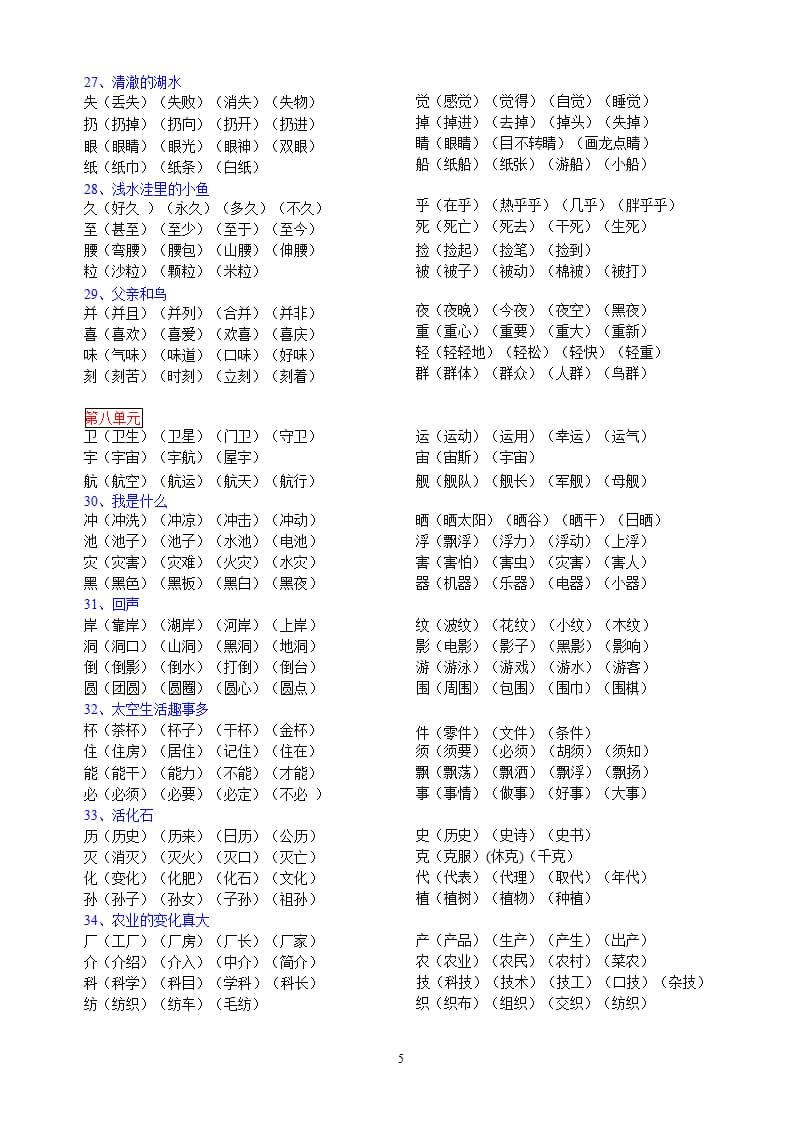 人教版二年级上册生字表（2020年10月整理）.pptx_第5页