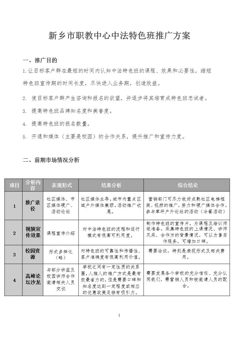 培训班宣传推广方案（2020年10月整理）.pptx_第1页