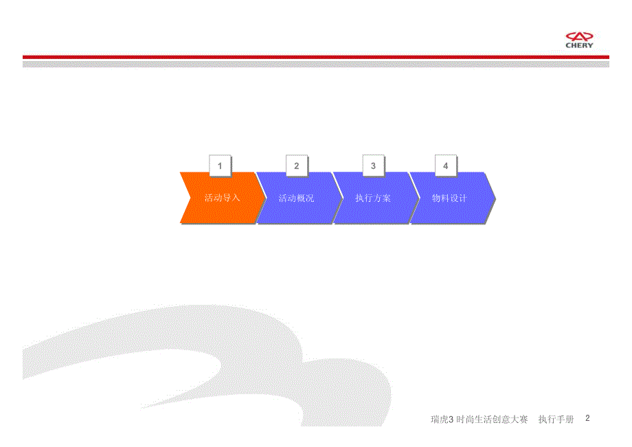 奇瑞汽车-瑞虎3时尚生活创意大赛活动执行手册_第2页