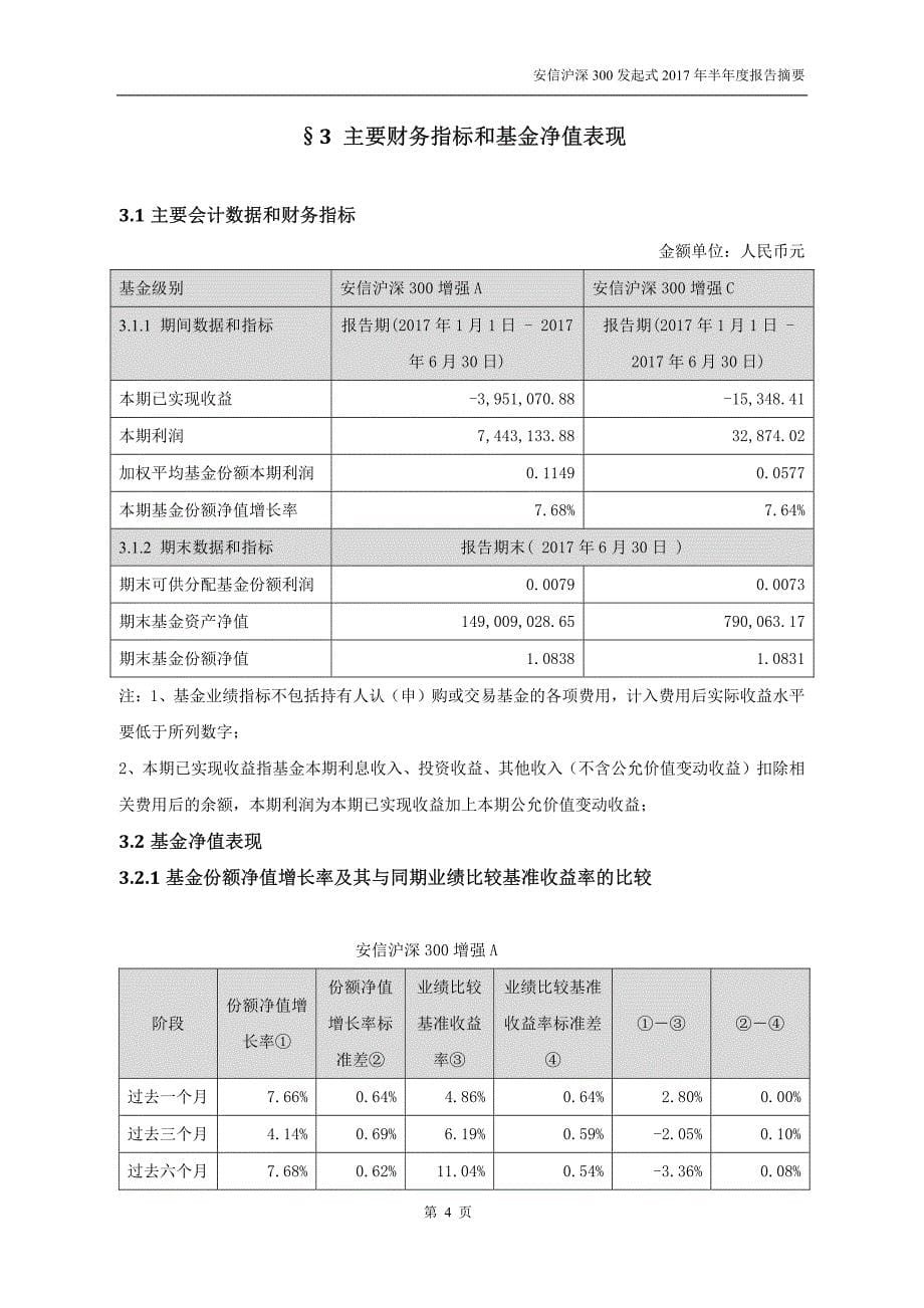 安信沪深300增强证券投资基金2017年半年度总结报告_第5页