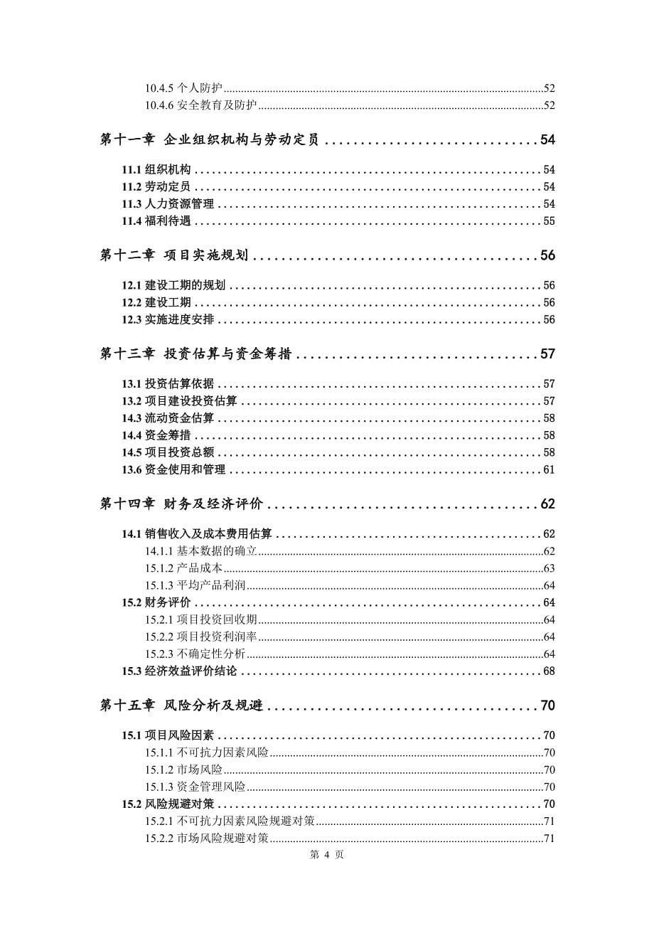 防腐涂料锌粉生产建设项目可行性研究报告_第5页