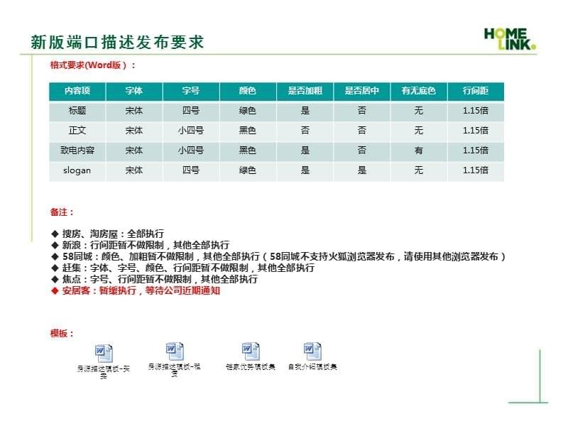 链家地产 端口标题与描述管理规范P5_第5页