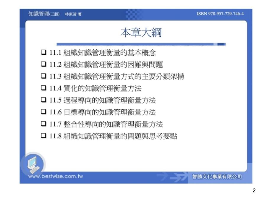 组织知识管理的评估衡量观点演示课件_第2页