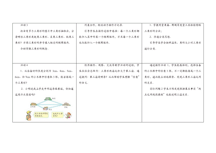 苏科初中数学七年级下册《7.4认识三角形》教案(1)_第3页