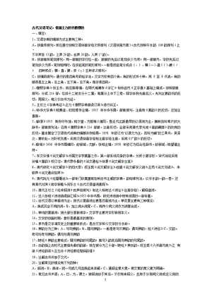 古代汉语考研王力古代汉语笔记(通论复习重点练习题及答案)（2020年10月整理）.pptx