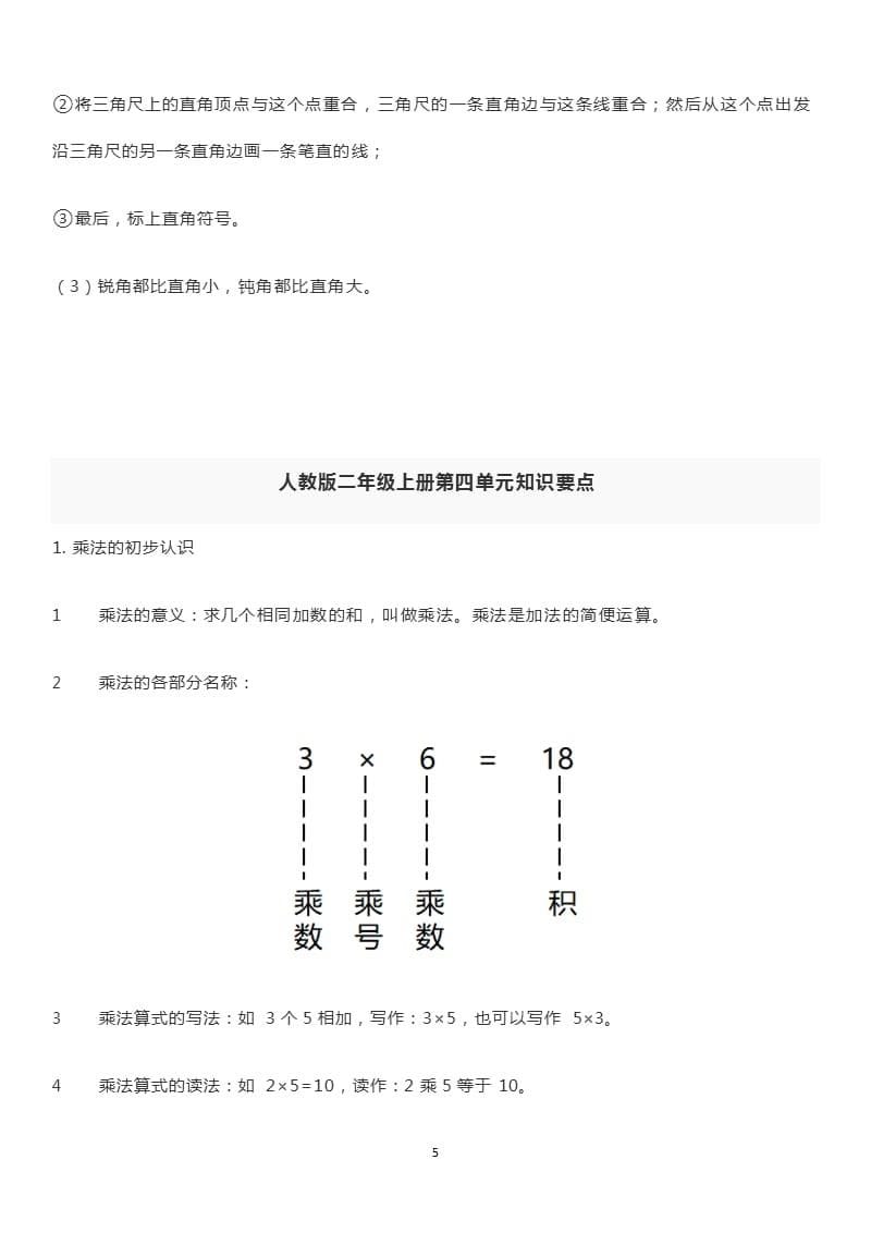 人教版二年级数学上册第一单元知识点汇总（2020年10月整理）.pptx_第5页