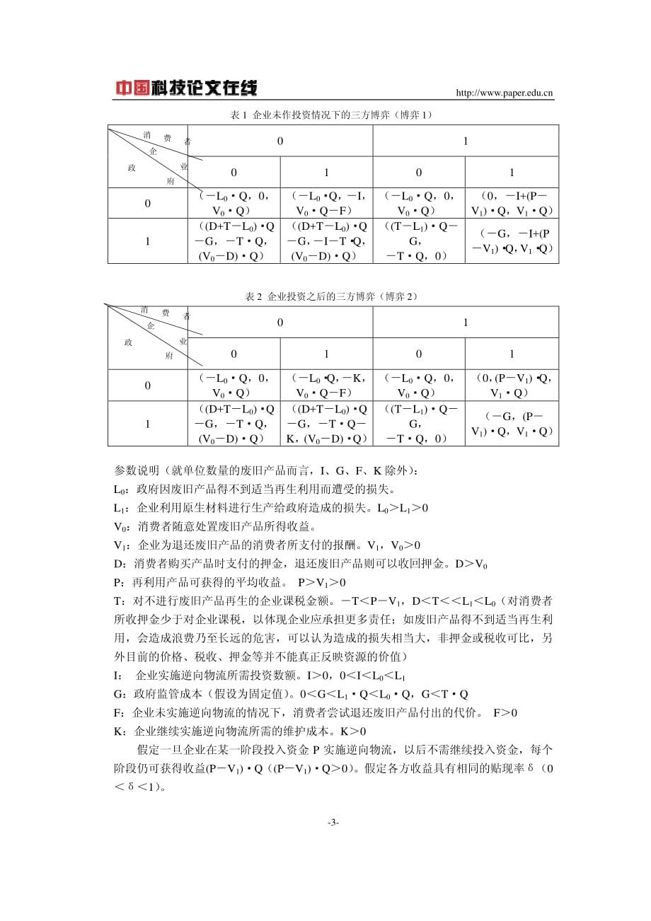 构建逆向物流过程的重复博弈分析与仿真_第3页