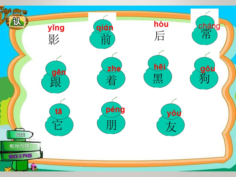 人教部编版 小学一年级上册语文-（课堂教学课件2） 影子_第3页