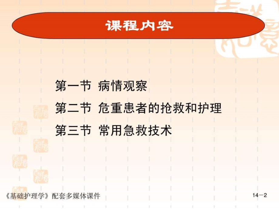 2019年基础护理_第十四章_病情观察及危重患者的抢救和护理ppt课件_第2页