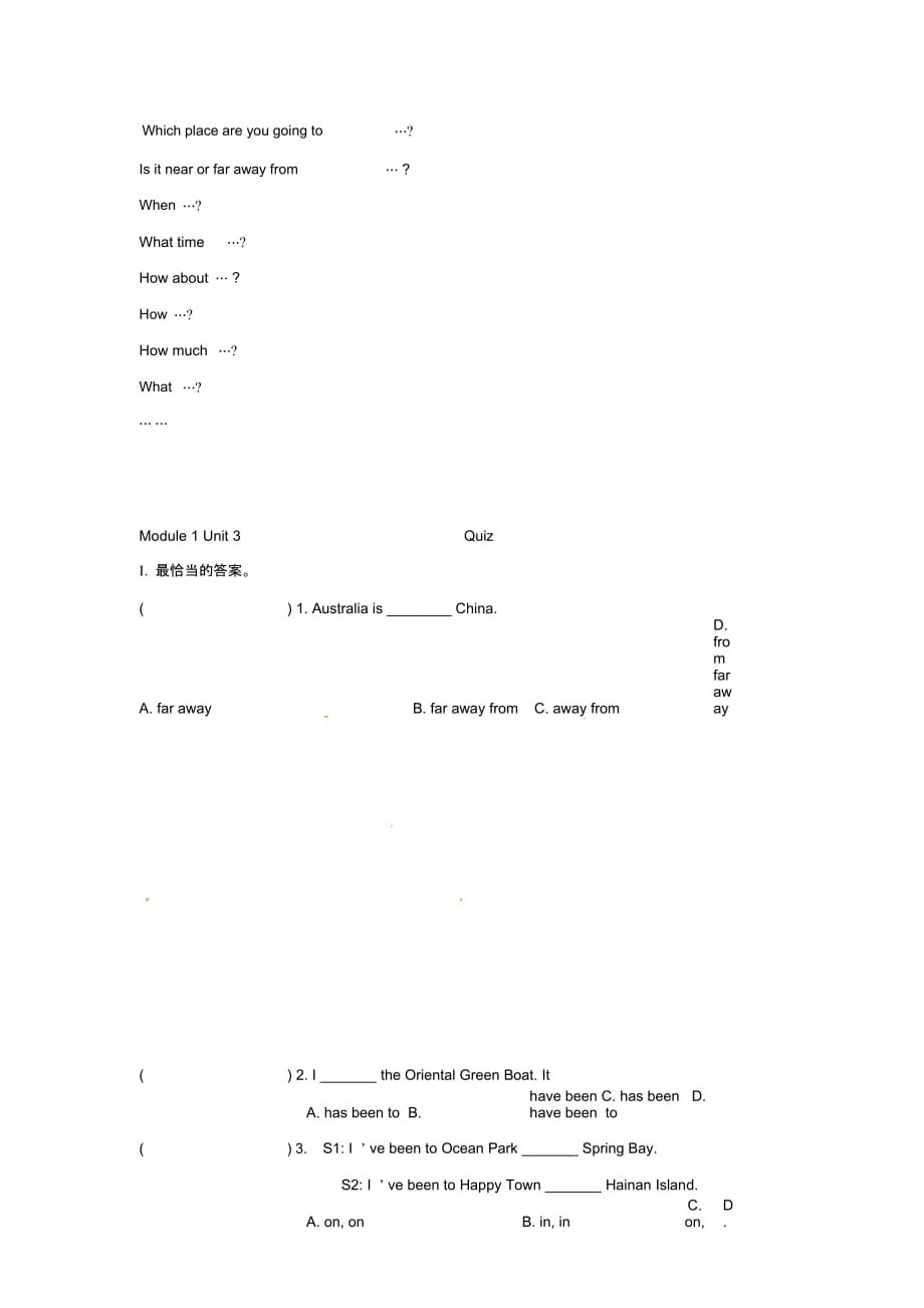 六年级上册英语教案-Unit3《Spndingadayouttogether》｜牛津上海版_第4页